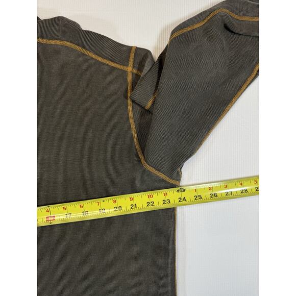 Agave Desperado Agavelux Thermal Long Sleeve Shirt M Indigo Cotton Made in USA - Picture 6 of 9